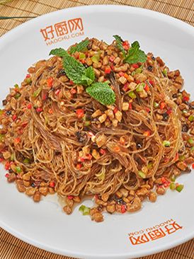 Minced meat vermicelli