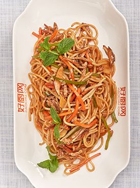 Fried Noodles with Shredded Pork