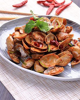Stir Fried Clam with Spicy Sauce